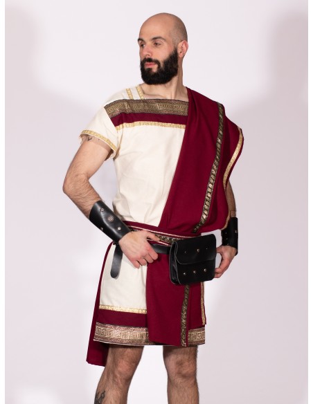 Men's Short Roman Costume With Toga